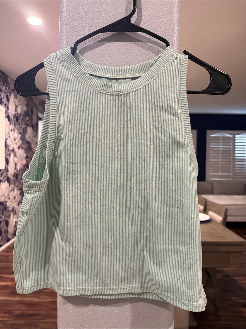 Hollister Mint Ribbed Tank Top